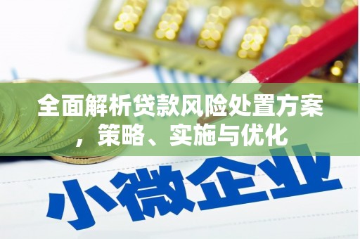 天柱全面解析贷款风险处置方案，策略、实施与优化