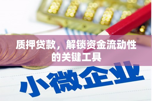 天柱质押贷款，解锁资金流动性的关键工具